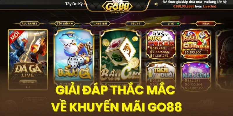 Giải đáp thắc mắc về Khuyến mãi Go88