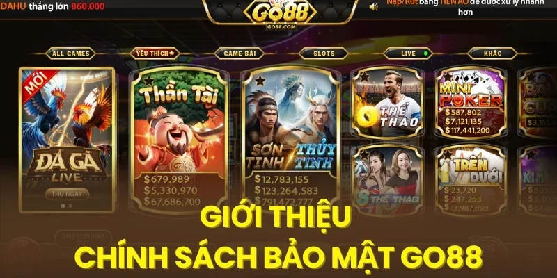Giới thiệu chính sách bảo mật Go88